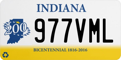 IN license plate 977VML