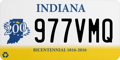 IN license plate 977VMQ