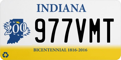 IN license plate 977VMT