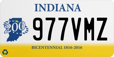 IN license plate 977VMZ