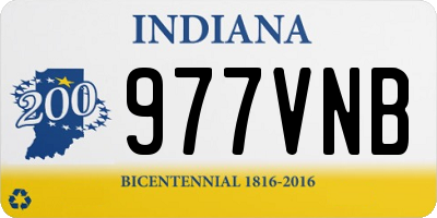 IN license plate 977VNB