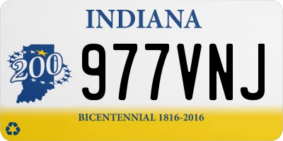 IN license plate 977VNJ