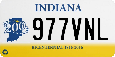 IN license plate 977VNL
