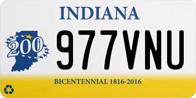 IN license plate 977VNU