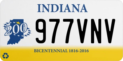 IN license plate 977VNV