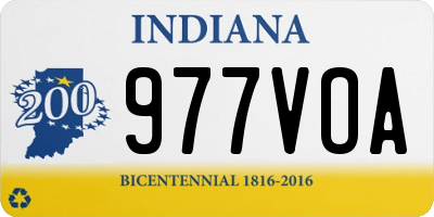 IN license plate 977VOA