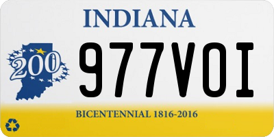 IN license plate 977VOI