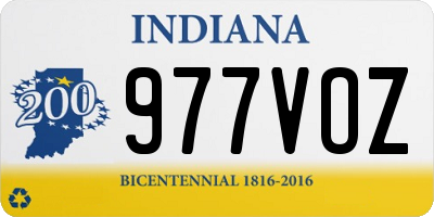IN license plate 977VOZ