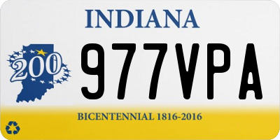 IN license plate 977VPA