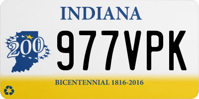 IN license plate 977VPK