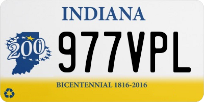 IN license plate 977VPL