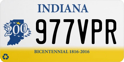 IN license plate 977VPR