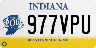IN license plate 977VPU