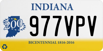 IN license plate 977VPV