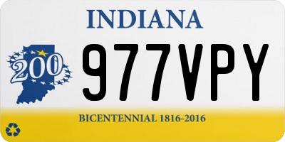 IN license plate 977VPY