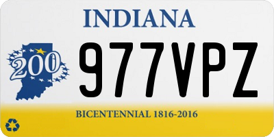 IN license plate 977VPZ