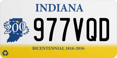 IN license plate 977VQD