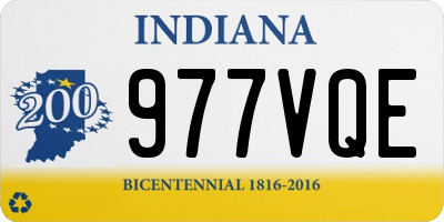 IN license plate 977VQE