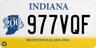 IN license plate 977VQF