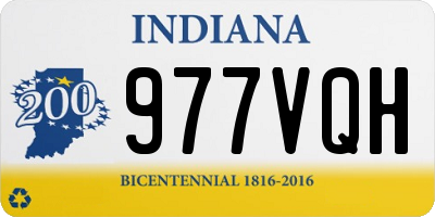 IN license plate 977VQH