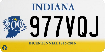 IN license plate 977VQJ