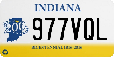 IN license plate 977VQL