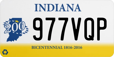 IN license plate 977VQP