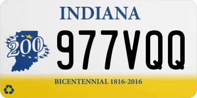IN license plate 977VQQ