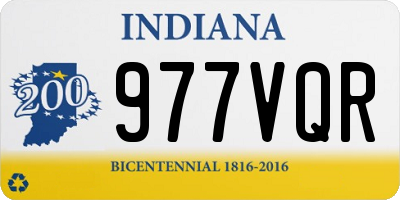 IN license plate 977VQR