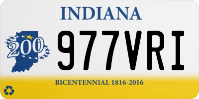 IN license plate 977VRI