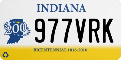 IN license plate 977VRK