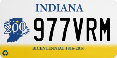 IN license plate 977VRM