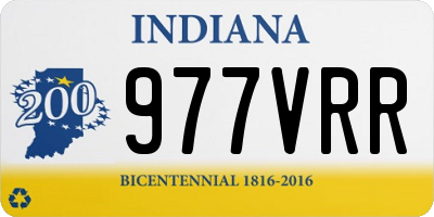 IN license plate 977VRR
