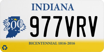 IN license plate 977VRV