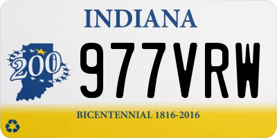 IN license plate 977VRW