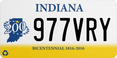IN license plate 977VRY