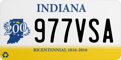 IN license plate 977VSA