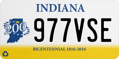 IN license plate 977VSE