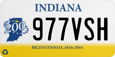 IN license plate 977VSH