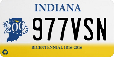 IN license plate 977VSN