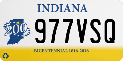IN license plate 977VSQ