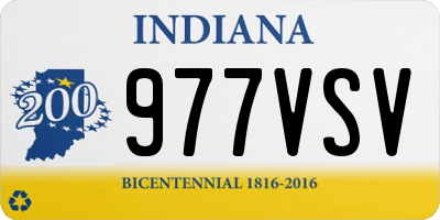 IN license plate 977VSV