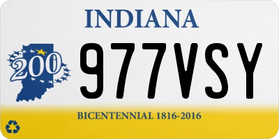IN license plate 977VSY