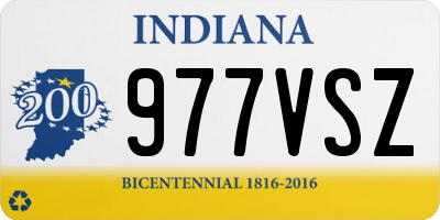 IN license plate 977VSZ