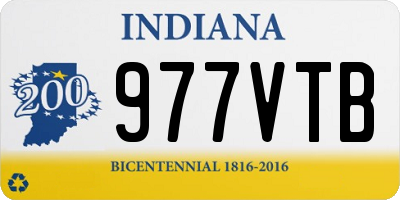 IN license plate 977VTB
