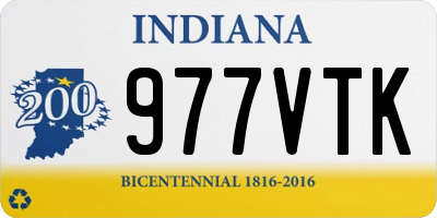 IN license plate 977VTK