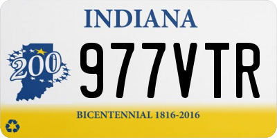 IN license plate 977VTR