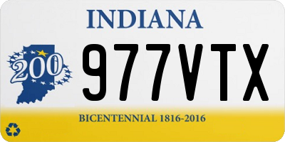 IN license plate 977VTX