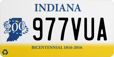 IN license plate 977VUA