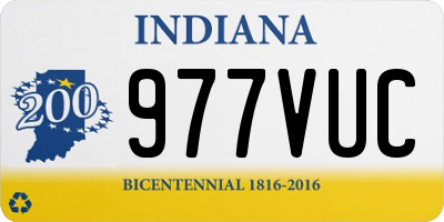 IN license plate 977VUC